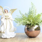 Anjo Natalino Dourado Com Asas | Natal Formosinha